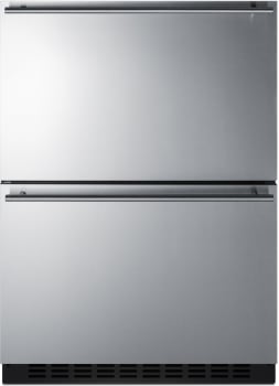 Summit ADFD243 - 24 Inch Commercial Double Drawer Freezer