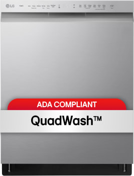 LG ADFD5448AT - 24 Inch Full Console Smart Dishwasher ThinQ Care Extended Warranty Online Offer