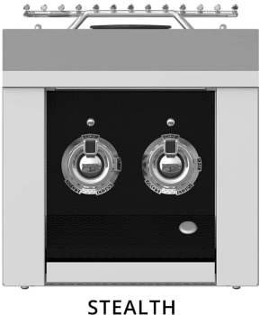 Hestan AEB2CPBK - Color Control Panel for Double Side Burner in Black