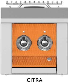 Hestan AEB2CPOR - Color Control Panel for Double Side Burner in Orange