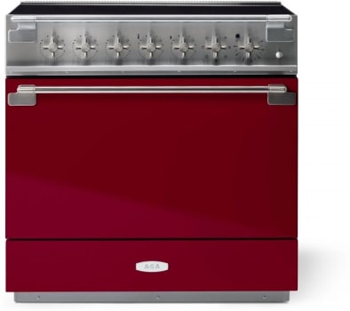 AGA Elise Series SoHo Collection AEL361INCNB - 36 Inch Freestanding Induction Range with 5 Elements in Front View