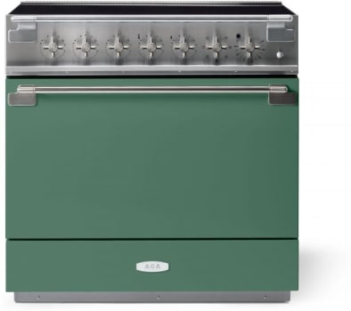 AGA Elise Series SoHo Collection AEL361INMG - 36 Inch Freestanding Induction Range with 5 Elements in Front View