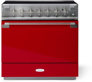 AGA Elise Series SoHo Collection AEL361INPCR - 36 Inch Freestanding Induction Range with 5 Elements in Front View