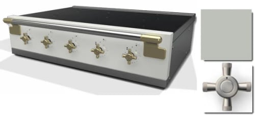 AGA Elise Series AEL361INRTSS - 36 Inch Induction Rangetop in Angle View
