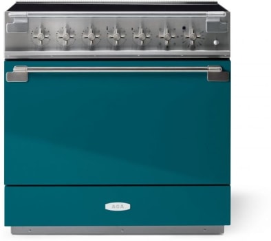 AGA Elise Series SoHo Collection AEL361INSAL - 36 Inch Freestanding Induction Range with 5 Elements in Front View
