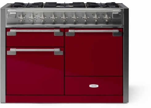 AGA Elise Series SoHo Collection AEL481DFCNB - 48 Inch Freestanding Dual Fuel Range with 5 Sealed Burners in Front View