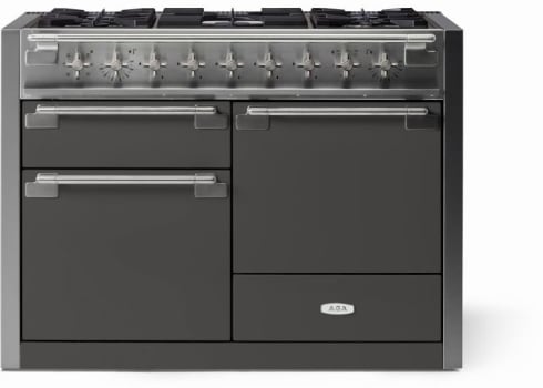 AGA Elise Series SoHo Collection AEL481DFSLT - 48 Inch Freestanding Dual Fuel Range with 5 Sealed Burners in Front View