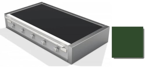 AGA Elise Series AEL481INRTCWG - 48 Inch Induction Rangetop in Angle View, Color Displayed: Stainless Steel
