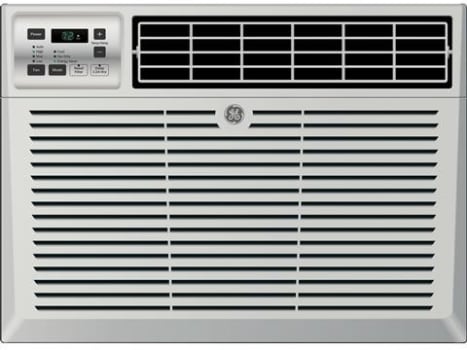 Ge Aem05lx 5 200 Btu Room Air Conditioner With 3 Fan Speeds Energy Saver Mode Electronic Digital Thermostat Remote Control Included 145 Cfm 12 4 Eer Fixed Chassis And Energy Star