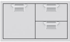 Hestan Aspire AESDR36 - 36" Double Drawer and Storage Door Combination