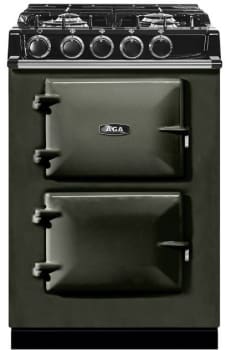 AGA City 24 Series ATC2DFPWT - Pewter Front View