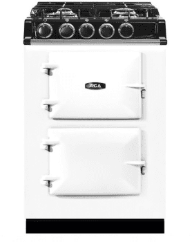 AGA ATC2DFWHT 24 Inch Freestanding Dual Fuel Range with 4 Sealed