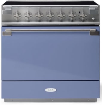 AGA Elise Series SoHo Collection AEL361INABCBB - AGA 36 Inch Freestanding Induction Range Antique Brass Trim