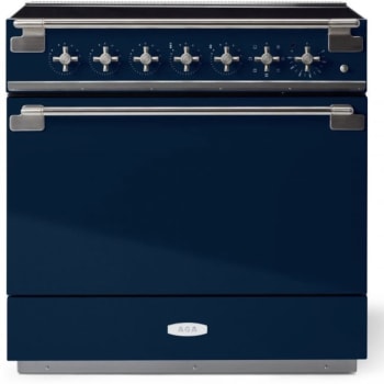 AGA Elise Series Classic Color Collection AEL361INABIND - AGA 36 Inch Freestanding Induction Range Antique Brass Trim