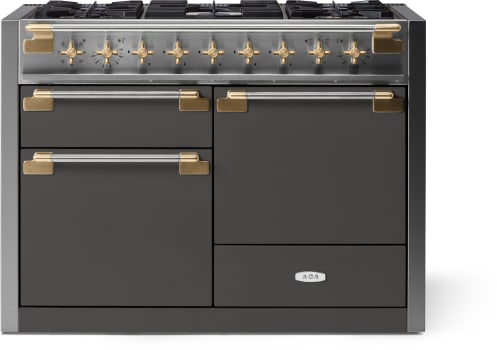 AGA Elise Series SoHo Collection AEL481DFABSLT - 48 Inch Freestanding Dual Fuel Range
