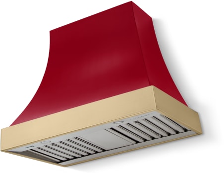AGA Cascade SoHo Collection AH3630CACPCRBBNB - 36 Inch Concave Wall Mount Hood (No Banding)