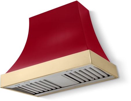 AGA Cascade SoHo Collection AH3630CACPCRPBNB - 36 Inch Concave Wall Mount Hood (No Banding)