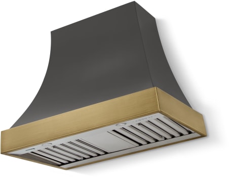 AGA Cascade SoHo Collection AH3630CACSLTABNB - 36 Inch Concave Wall Mount Hood (No Banding)