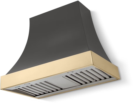 AGA Cascade SoHo Collection AH3630CACSLTPBNB - 36 Inch Concave Wall Mount Hood (No Banding)