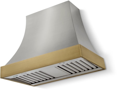 AGA Cascade Classic AH3630CACSSABNB - 36 Inch Concave Wall Mount Hood (No Banding)