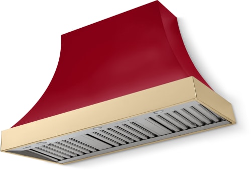 AGA Cascade SoHo Collection AH4830CACPCRPBNB - 48 Inch Concave Wall Mount Hood (No Banding)
