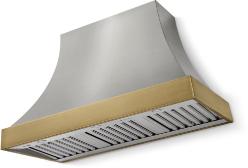 AGA Cascade Classic AH4830CACSSABNB - 48 Inch Concave Wall Mount Hood (No Banding)