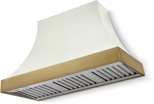 AGA Cascade Classic AH4830CACWHTABNB - 48 Inch Concave Wall Mount Hood (No Banding)