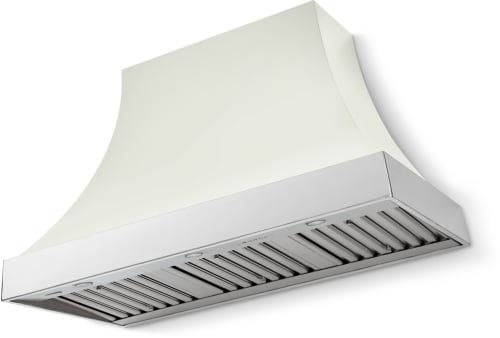 AGA Cascade Classic AH4830CACWHTPCNB - 48 Inch Concave Wall Mount Hood (No Banding)