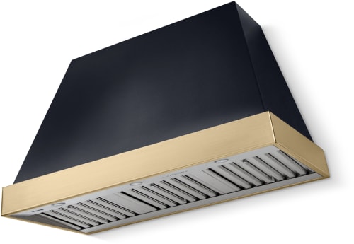 AGA Euclid Classic Color Collection AH4830EUCBLKBB - 48 Inch Trapezoid Wall Mount Range Hood