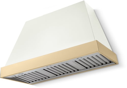 AGA Euclid Classic Color Collection AH4830EUCWHTPB - 48 Inch Trapezoid Wall Mount Range Hood