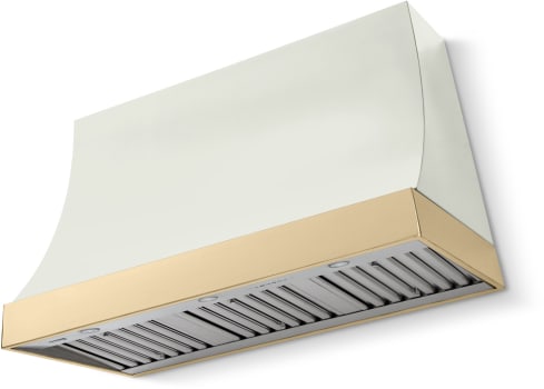 AGA Marquee Classic Color Collection AH4830MRQWHTPB - 48 Inch Arched Front Wall Mount Hood