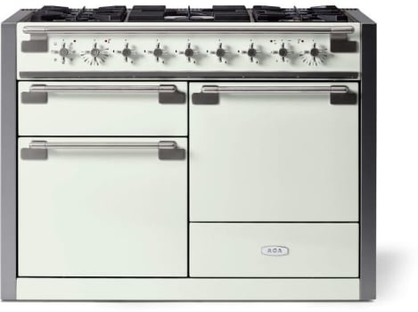 AGA Elise Series Classic Color Collection AEL481DFWHT - Elise 48 Inch Dual Fuel Range