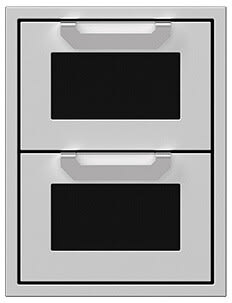 Hestan AGDR16BK - 16 Inch Double Drawers