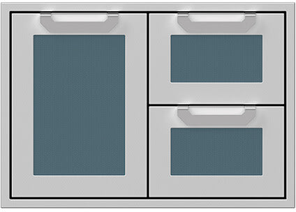Hestan AGSDR30GG - 30 Inch Double Drawer and Storage Door Combination