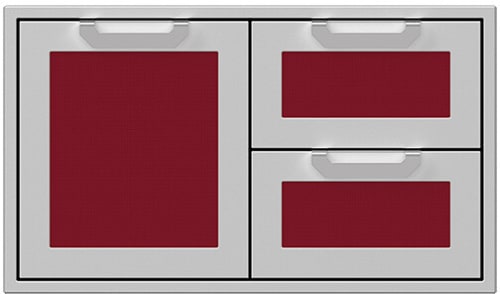 Hestan AGSDR36BG - 36 Inch Double Drawer and Storage Door Combination