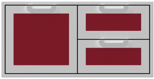 Hestan AGSDR42BG - 42 Inch Double Drawer and Storage Door Combination