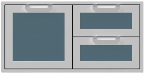 Hestan AGSDR42GG - 42 Inch Double Drawer and Storage Door Combination