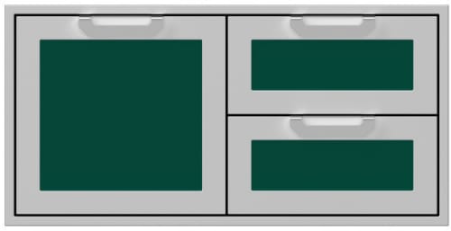Hestan AGSDR42GR - 42 Inch Double Drawer and Storage Door Combination