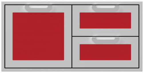 Hestan AGSDR42RD - 42 Inch Double Drawer and Storage Door Combination