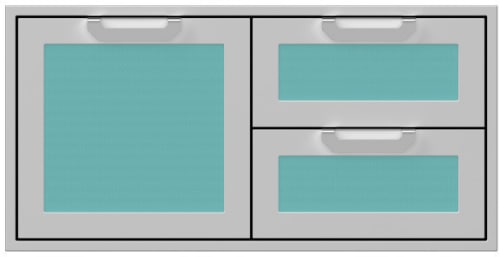 Hestan AGSDR42TQ - 42 Inch Double Drawer and Storage Door Combination