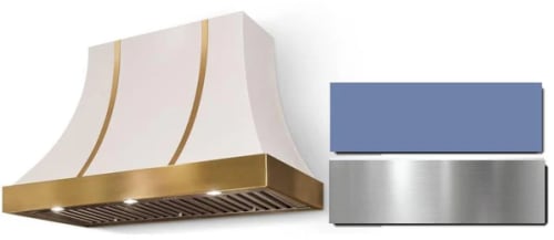 AGA Cascade SoHo Collection AH3630CACCBBBN - 36 Inch Concave Wall Mount Hood in Front View
