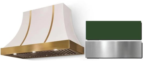 AGA Cascade Classic Color Collection AH3630CACCWGBN - 36 Inch Concave Wall Mount Hood in Front View