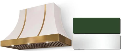 AGA Cascade Classic Color Collection AH3630CACCWGPC - 36 Inch Concave Wall Mount Hood in Front View