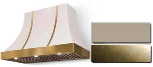 AGA Cascade SoHo Collection AH3630CACFWNAB - 36 Inch Concave Wall Mount Hood in Front View