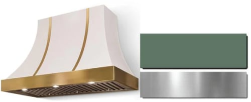 AGA Cascade SoHo Collection AH3630CACMGBN - 36 Inch Concave Wall Mount Hood in Front View