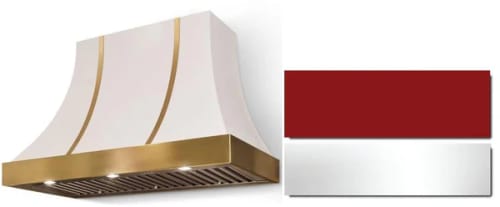 AGA Cascade SoHo Collection AH3630CACPCRPC - 36 Inch Concave Wall Mount Hood in Front View