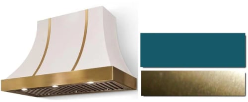 AGA Cascade SoHo Collection AH3630CACSALAB - 36 Inch Concave Wall Mount Hood in Front View