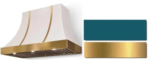 AGA Cascade SoHo Collection AH3630CACSALBB - 36 Inch Concave Wall Mount Hood in Front View