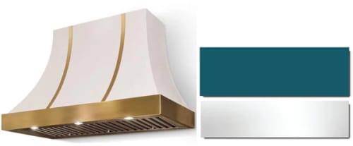 AGA Cascade SoHo Collection AH3630CACSALPC - 36 Inch Concave Wall Mount Hood in Front View