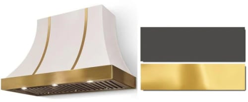 AGA Cascade SoHo Collection AH3630CACSLTPB - 36 Inch Concave Wall Mount Hood in Front View